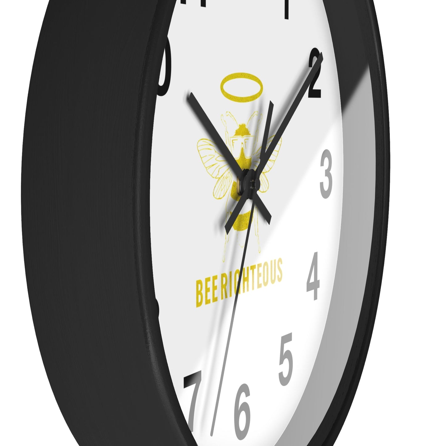 Bee Inspired Modern Wall Clock - Unique Gift for Beekeepers - Jack Righteous