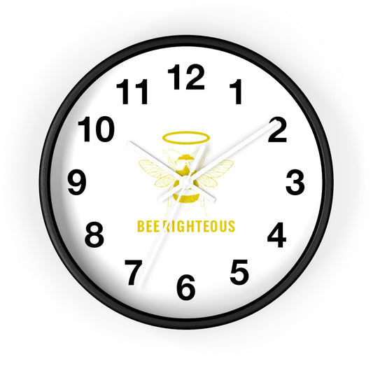 Bee Inspired Modern Wall Clock - Unique Gift for Beekeepers - Jack Righteous