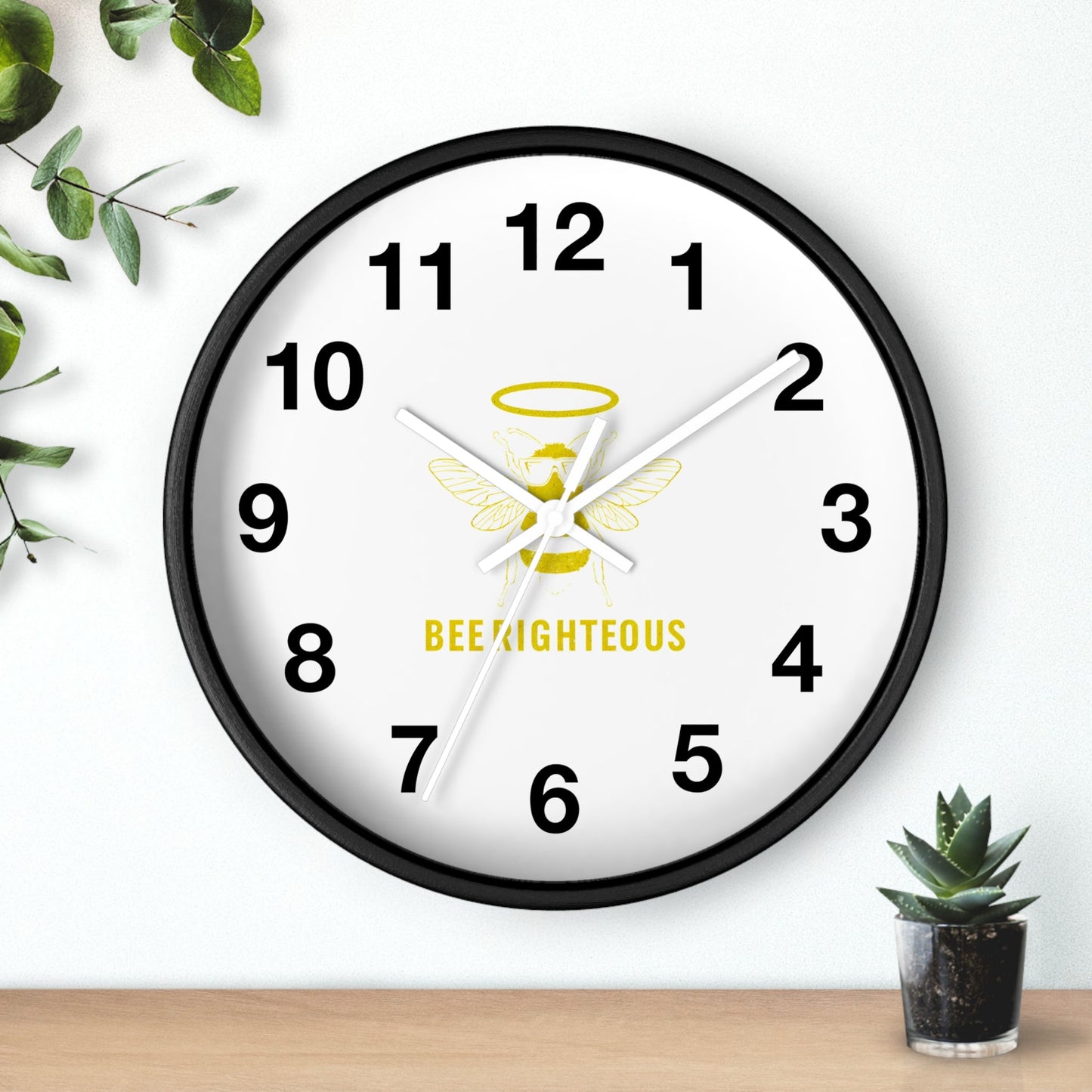 Bee Inspired Modern Wall Clock - Unique Gift for Beekeepers - Jack Righteous