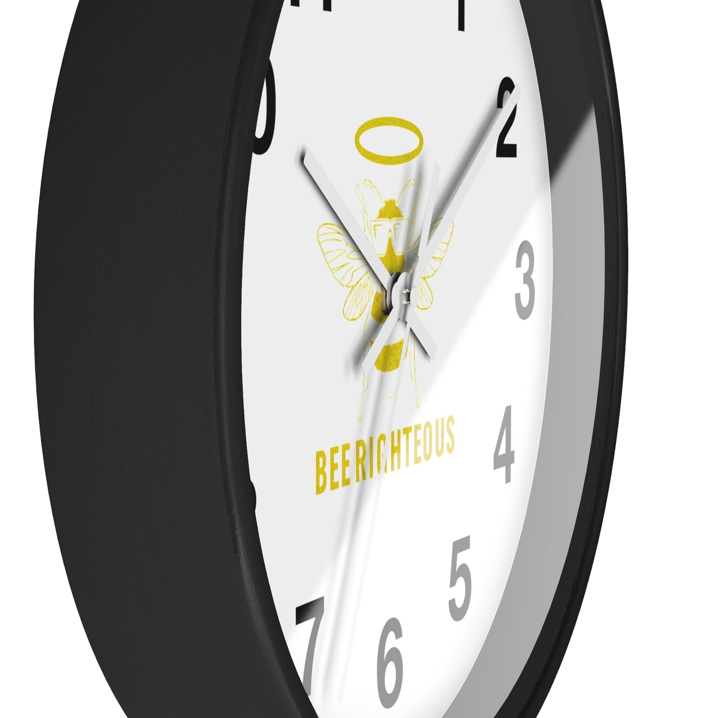 Bee Inspired Modern Wall Clock - Unique Gift for Beekeepers - Jack Righteous