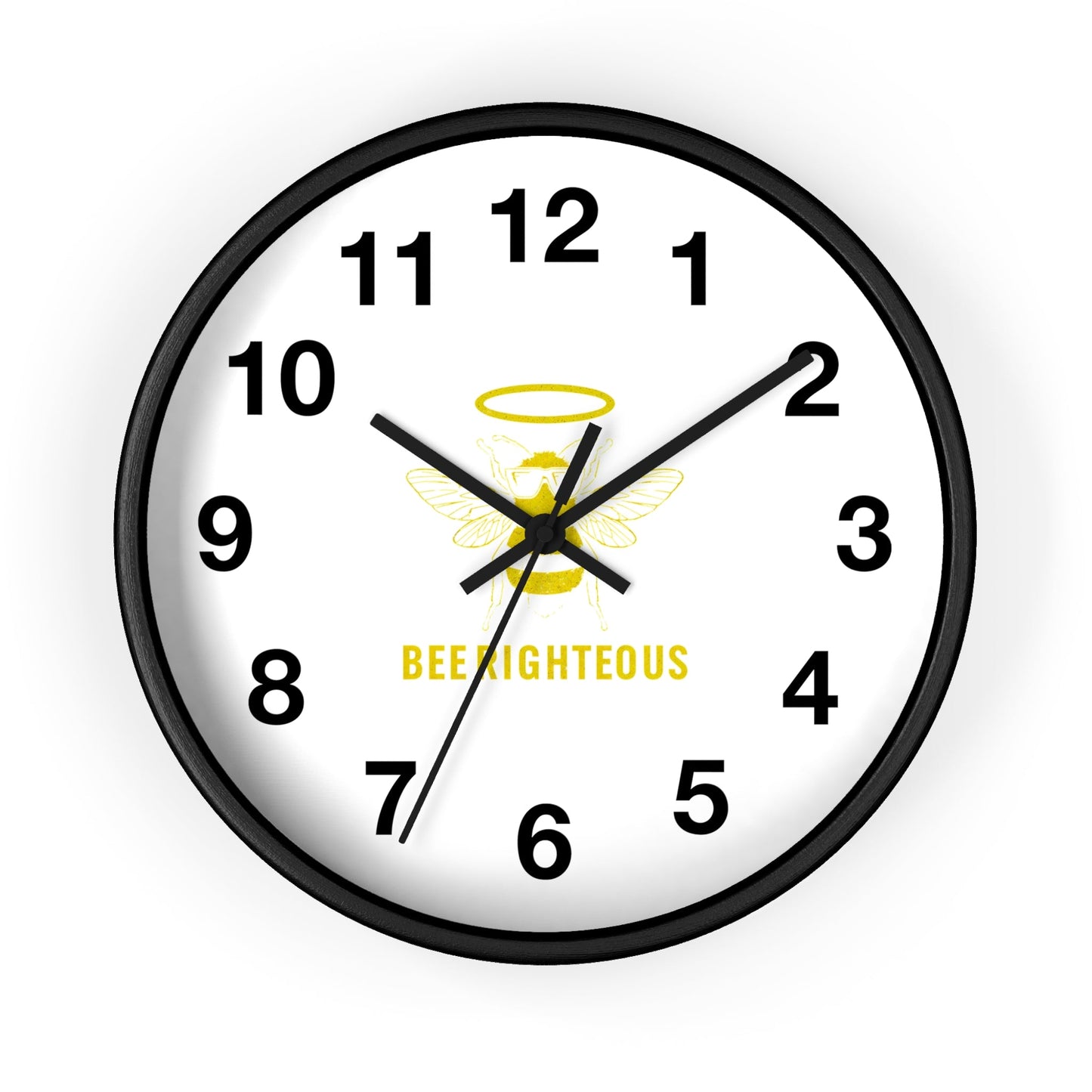 Bee Inspired Modern Wall Clock - Unique Gift for Beekeepers - Jack Righteous