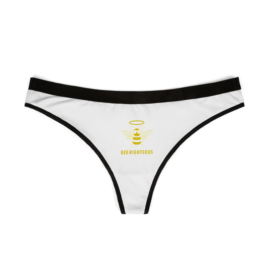 Bee Righteous Women's Thongs | Cute Buzzy Lingerie Gift - Jack Righteous