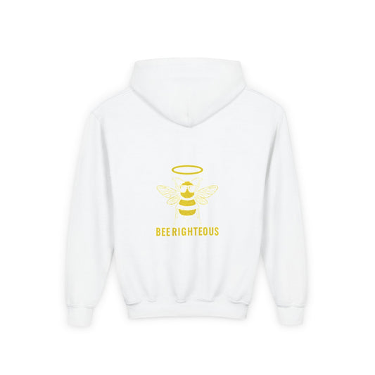 Bee Lover's Youth Hoodie - Cute Spring Sweatshirt for Kids - Jack Righteous