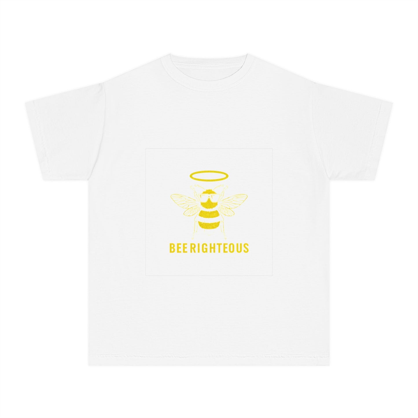 Bee Righteous Youth Tee, Bees T-Shirt, Cute Gift for Kids, Summer Outfit, Eco - Friendly Apparel - Jack Righteous
