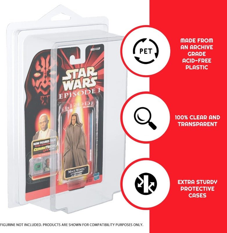 Blister Protector for 3.75” Star Wars & GI Joe Carded Figures - Pack of 25 - Jack Righteous