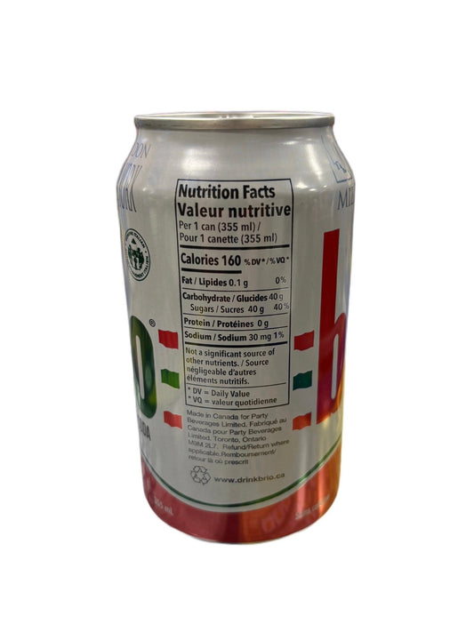 Brio Chinotto Soda Can 355ML - Jack Righteous
