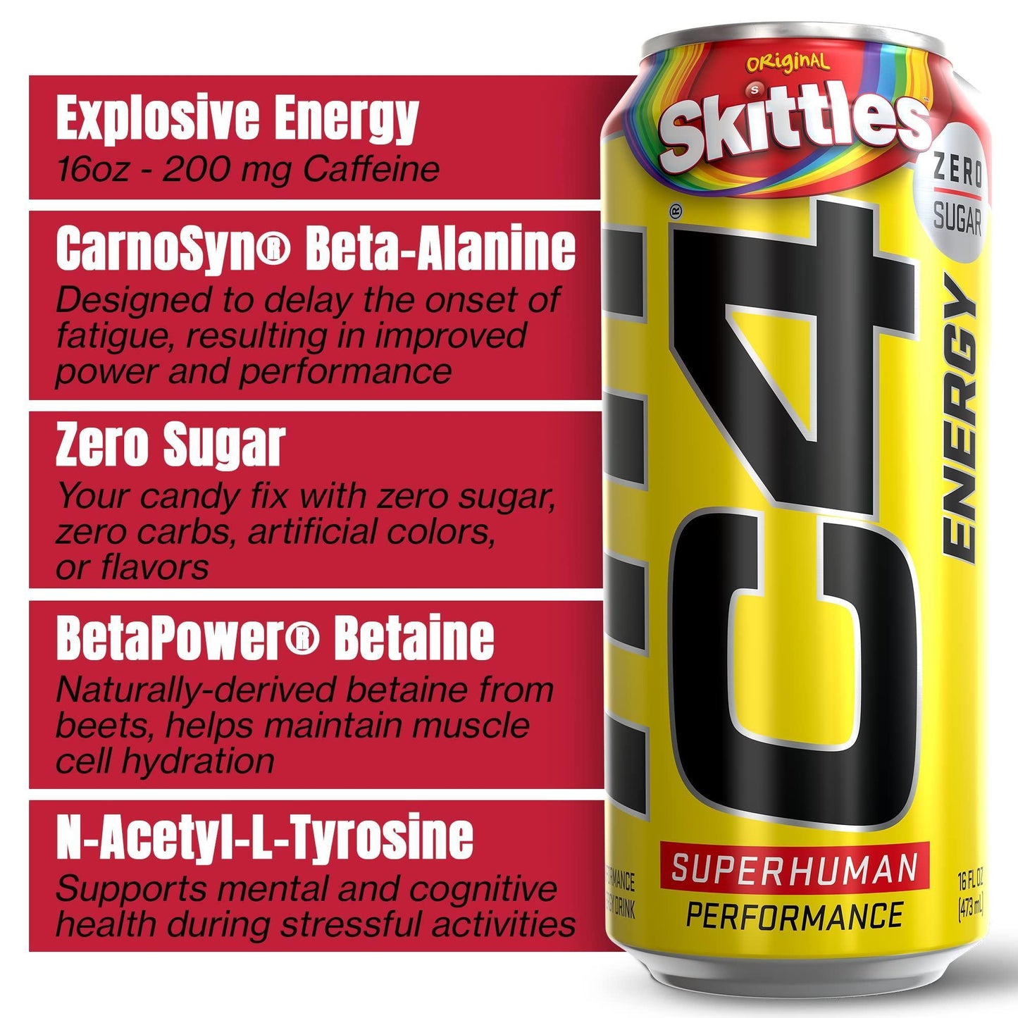 C4 Original Skittles Energy Drink