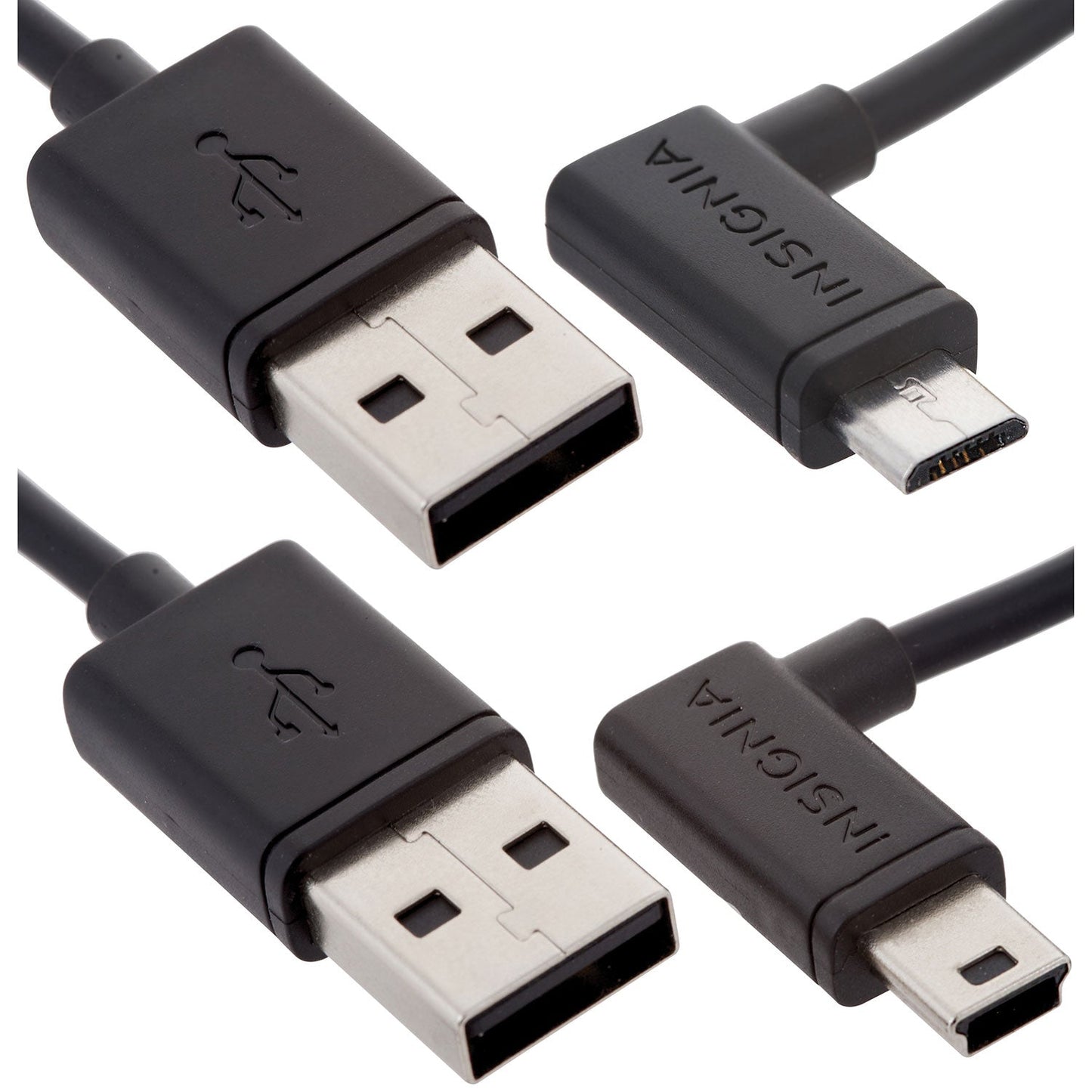 Câble mini USB et micro USB de 1,2 m (4 pi) d'Insignia (NS - GMMC01 - C) - Noir - Jack Righteous