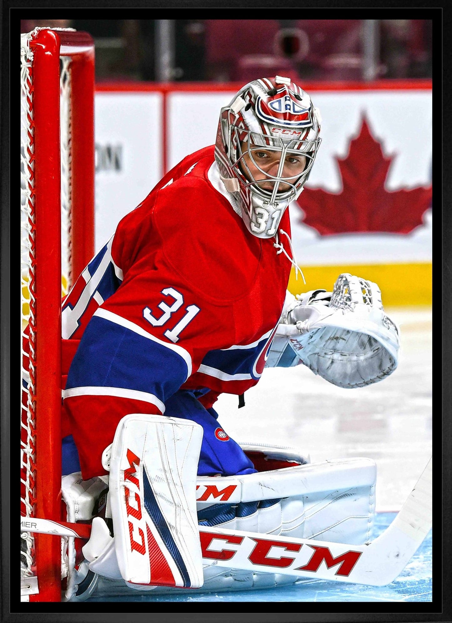 Carey Price Montreal Canadiens Framed 20x29 On Post Save Canvas - Jack Righteous
