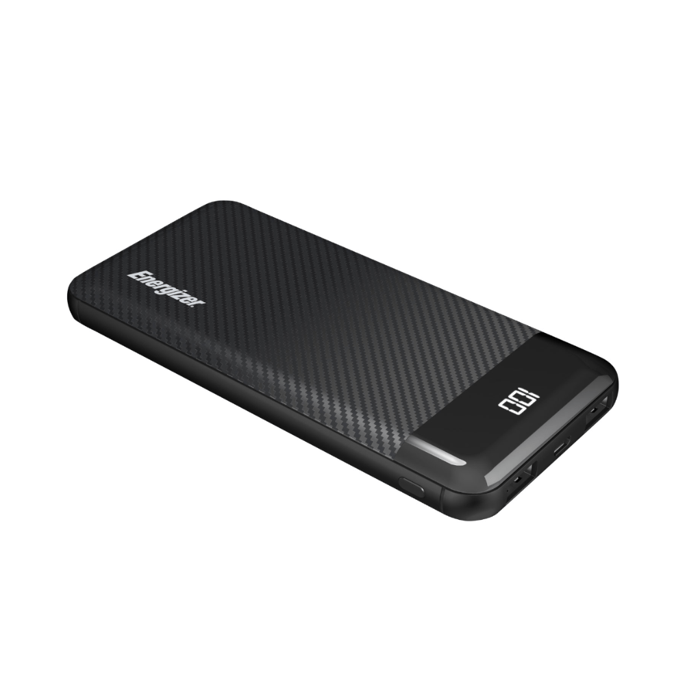 Chargeur portable USB - A/USB - C de 10 000 mA h d'Energizer - Noir (UE10068) - Jack Righteous