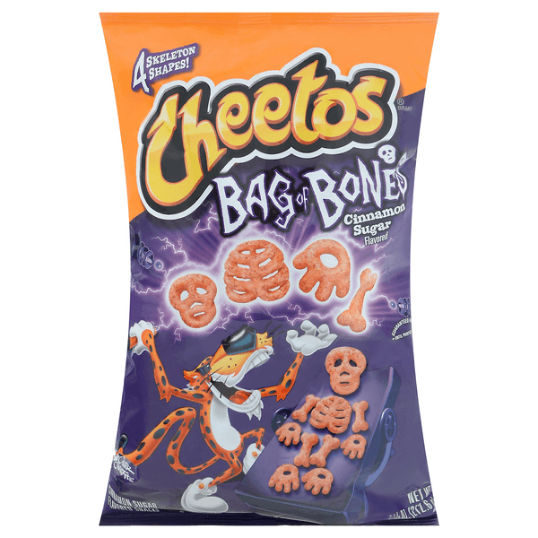 Cheetos Bag Of Bones White Cheddar Cheese Flavor 14OZ