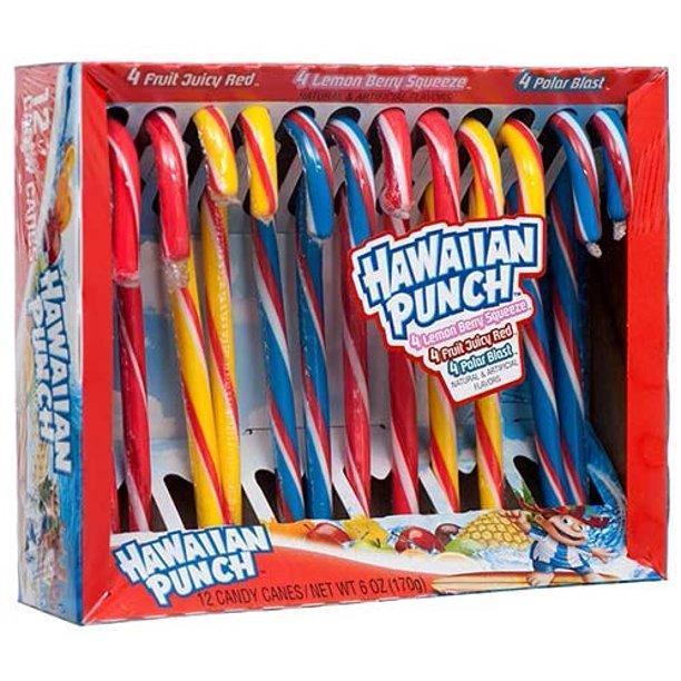 Christmas Hawaiian Punch Candy Canes - U.S Edition