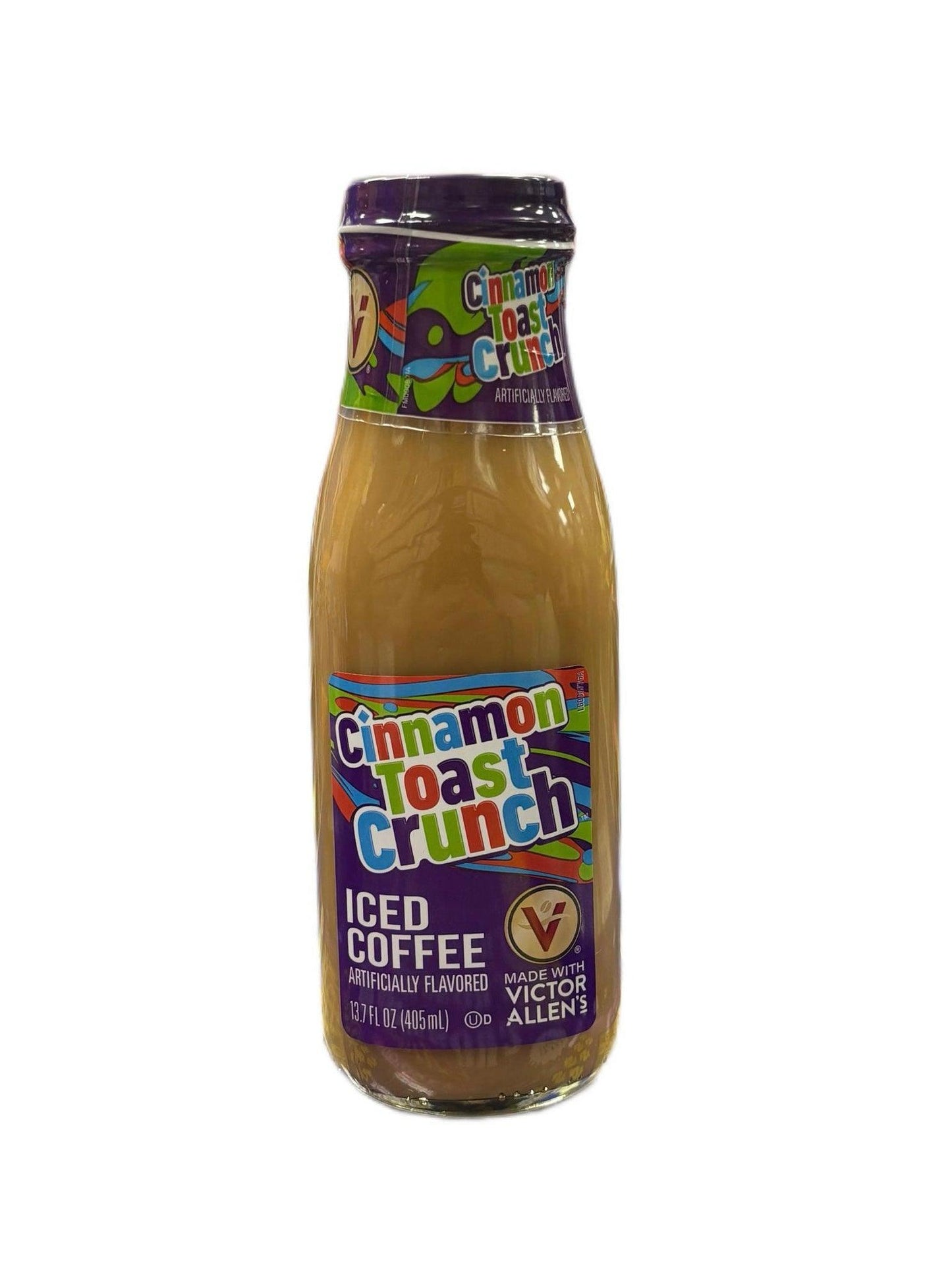 Cinnamon Toast Crunch Iced Coffee Glass Bottle