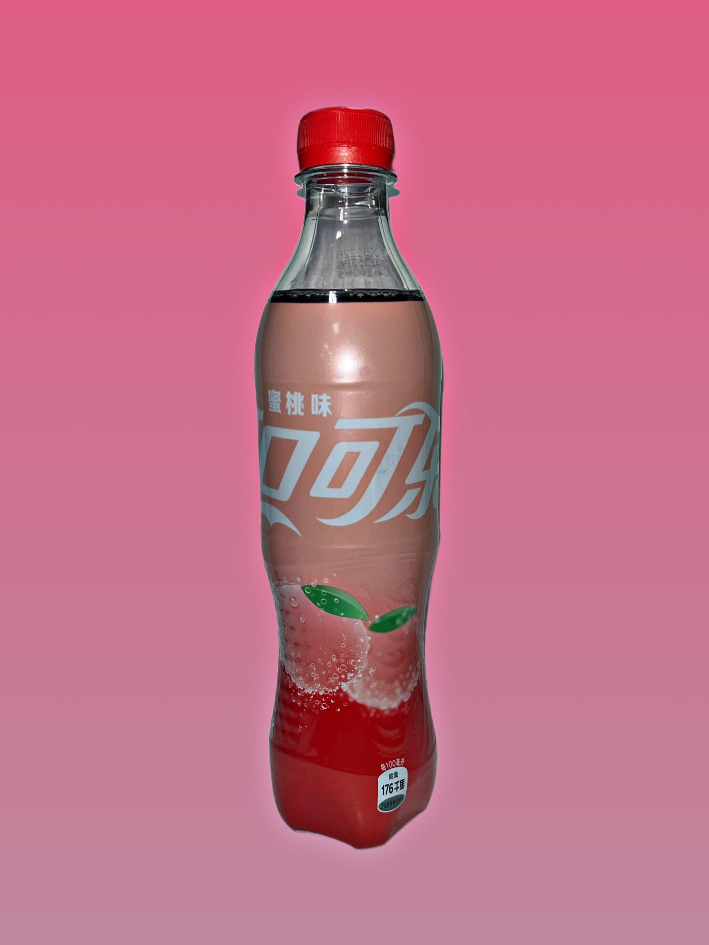 Coca Cola Peach Bottle 500ML Chinese Edition
