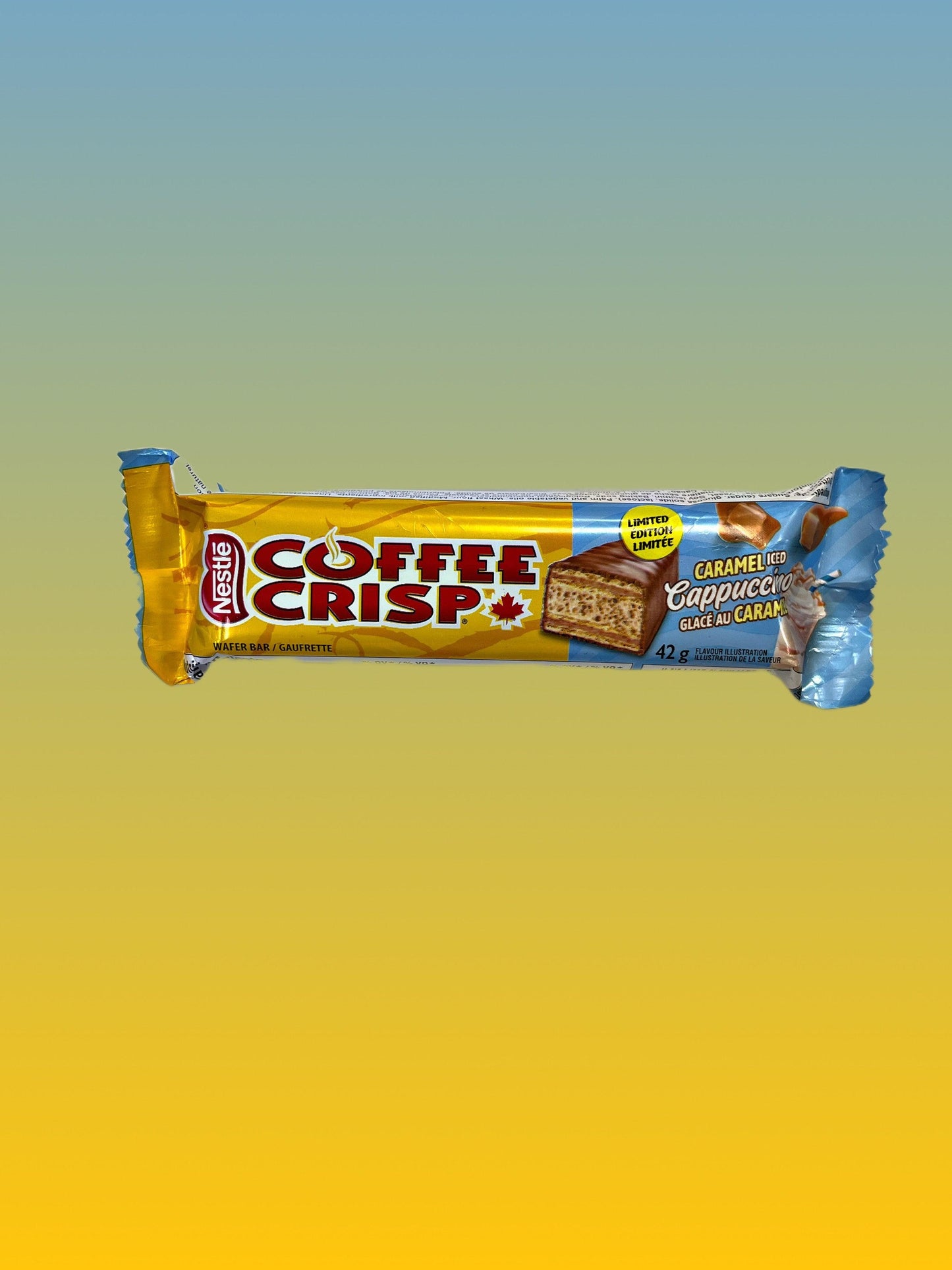 Coffee Crisp Caramel Iced Cappuccino Chocolate Bar 42G