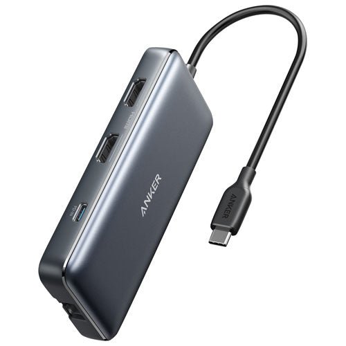 Concentrateur USB - C 8 - en - 1 d'Anker avec deux ports HDMI 4K (A8380HA1 - 5) - Jack Righteous