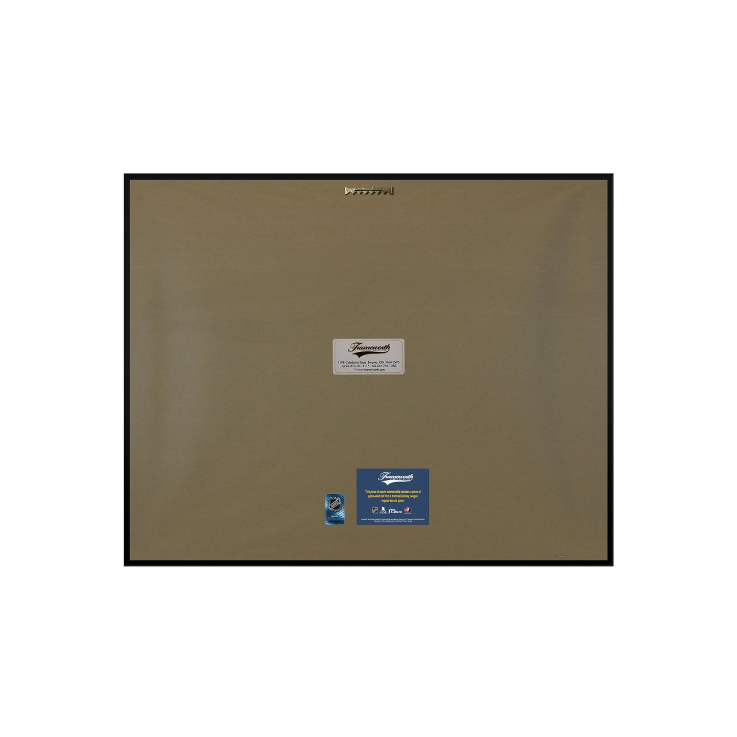 Connor McDavid 16x20 Photo Frame with Game - Used Net - Edmonton Oilers - Jack Righteous