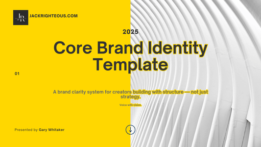 Core Brand Identity Template for Creators Using GPT - Jack Righteous