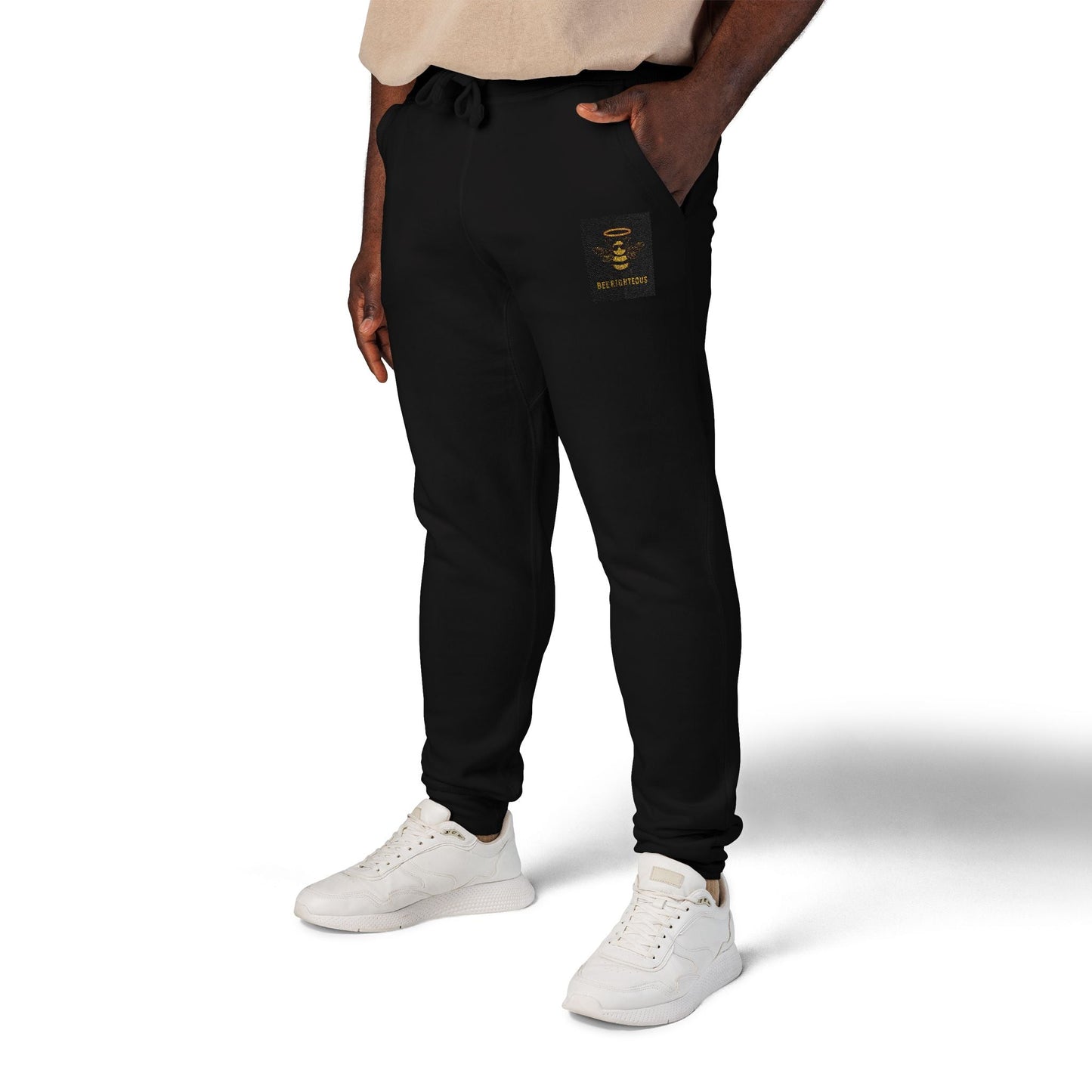 Cozy Embroidered Unisex Fleece Sweatpants | Perfect for Relaxing, Gym, Lounging, Gift for Him/Her, Casual Wear - Jack Righteous
