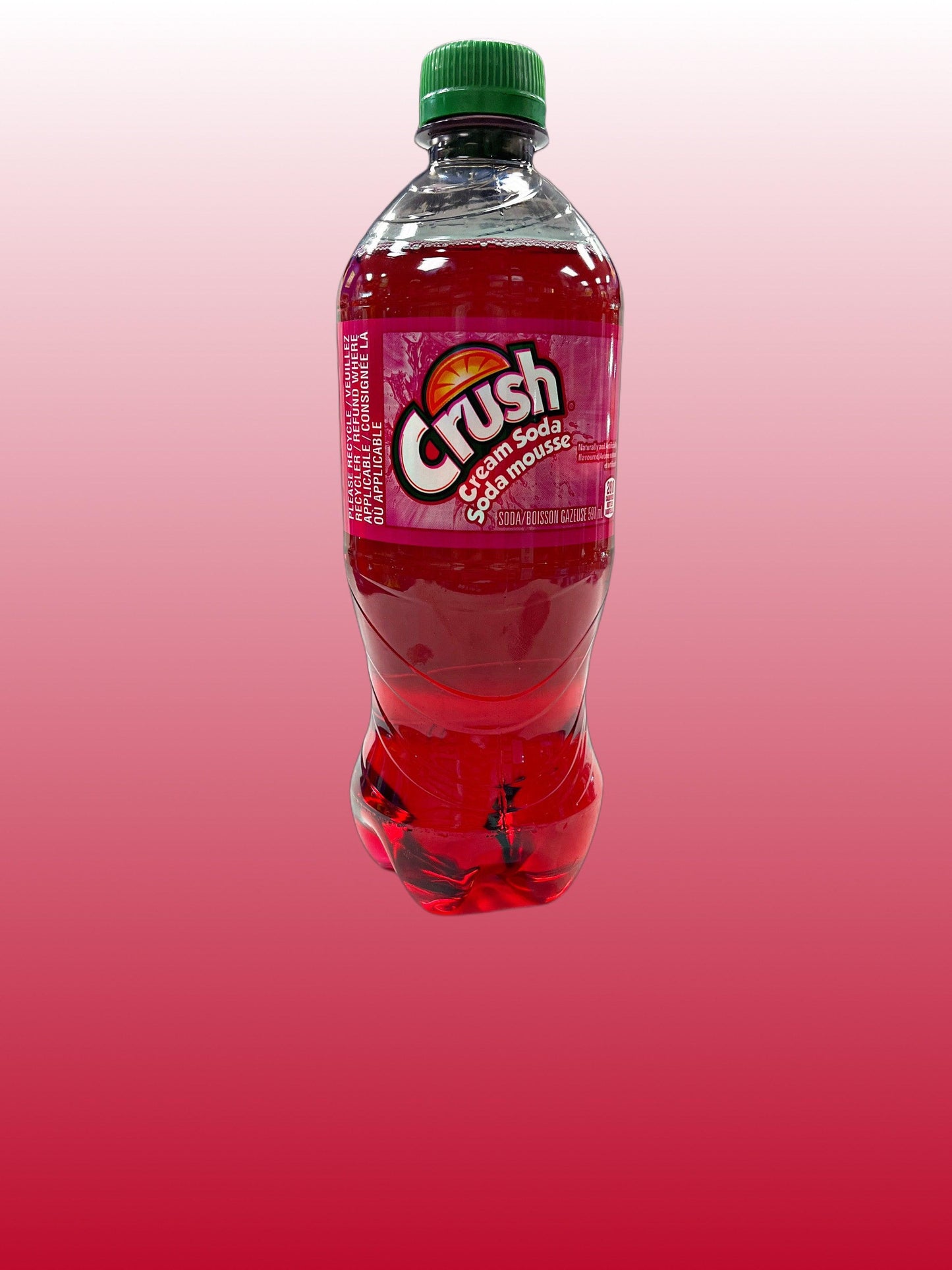Crush Cream Soda Bottle 591ML Canadian Edition