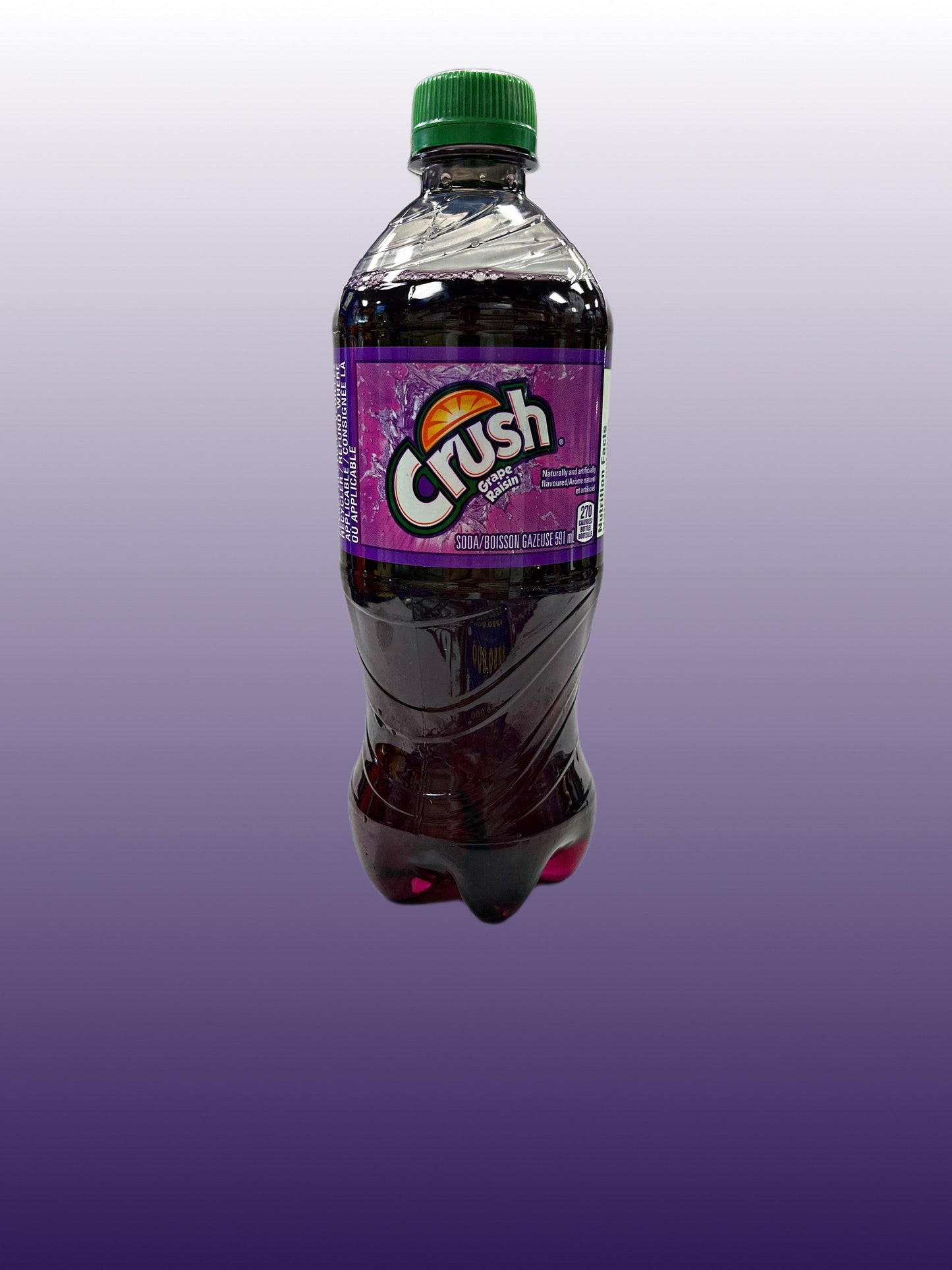 Crush Grape Soda Bottle 591ML Canada Edition