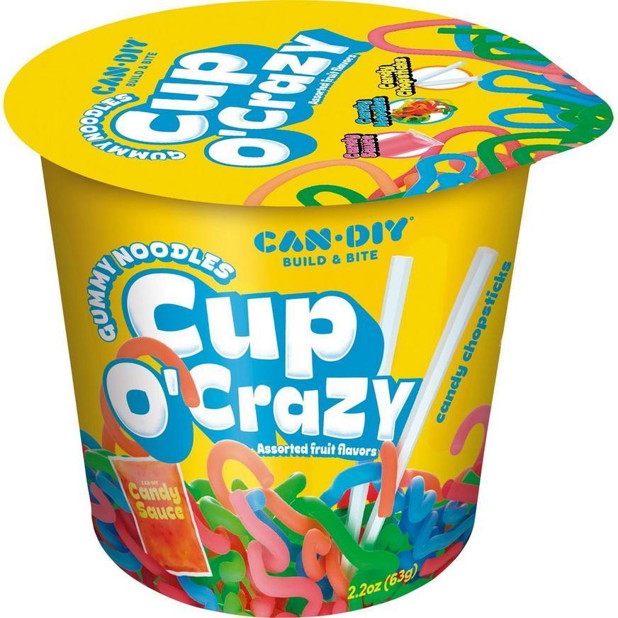 Cup O' Crazy Gummy Noodles 2.2OZ - Jack Righteous