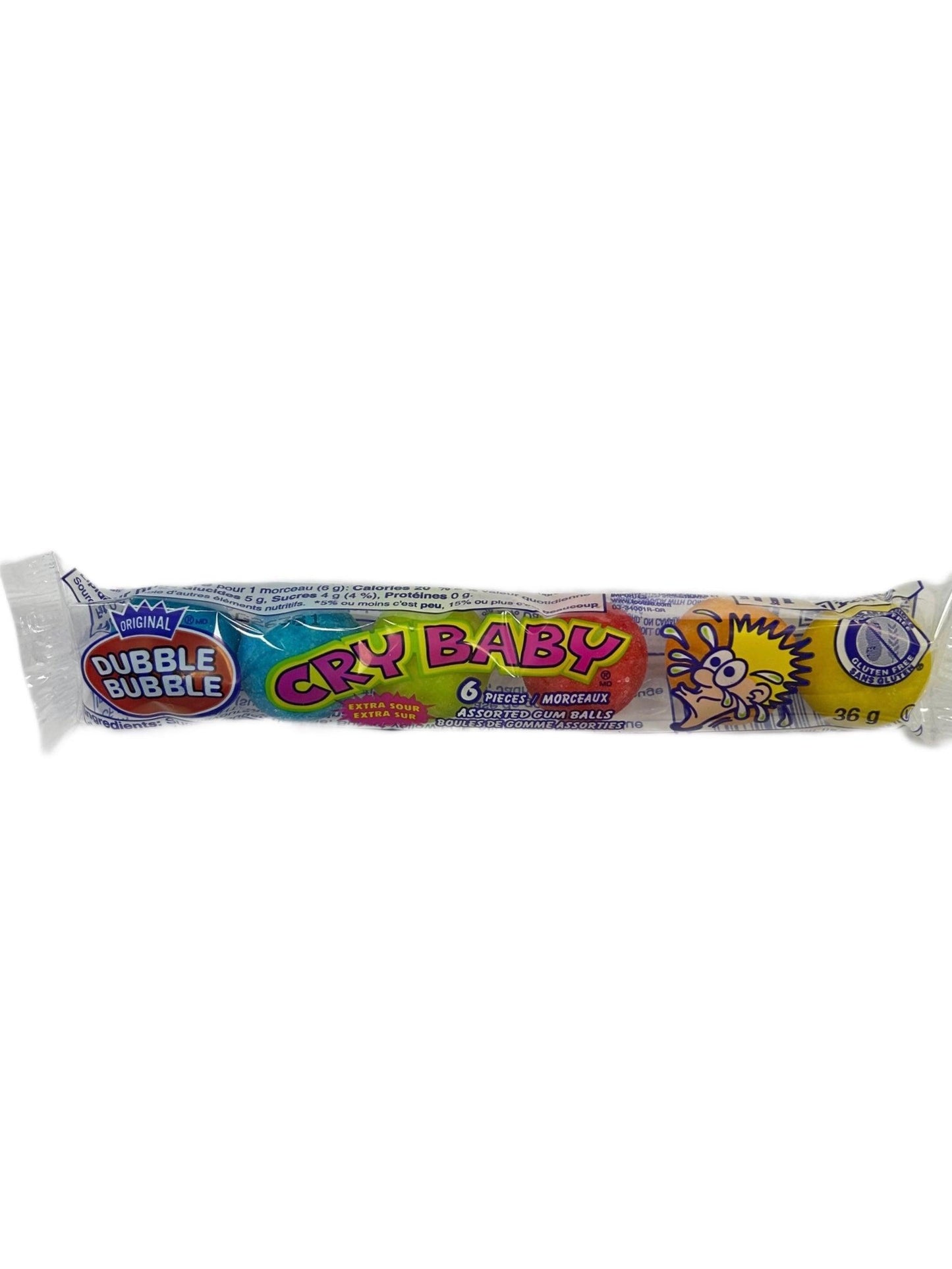 Dubble Bubble Cry Baby - 6 Pack