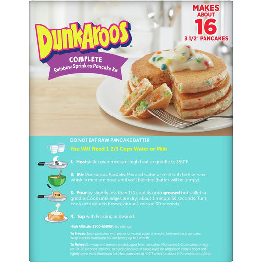 Dunkaroos Complete Rainbow Sprinkles Pancake Kit - Jack Righteous