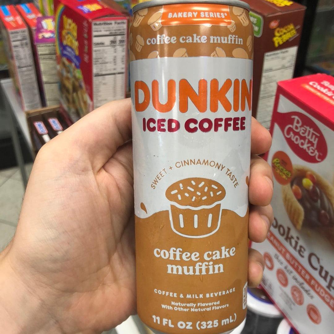 Dunkin Donuts Coffee Cake Muffin Drink