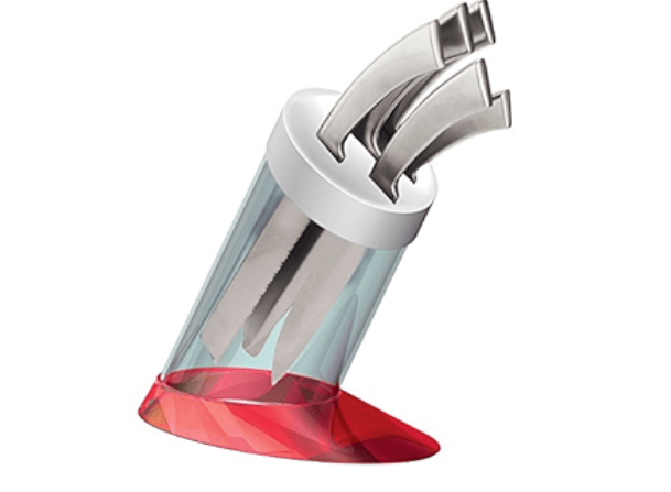 Ensemble de cinq couteaux avec support - Bugatti - Glamour (GLNU - 0219) - Jack Righteous