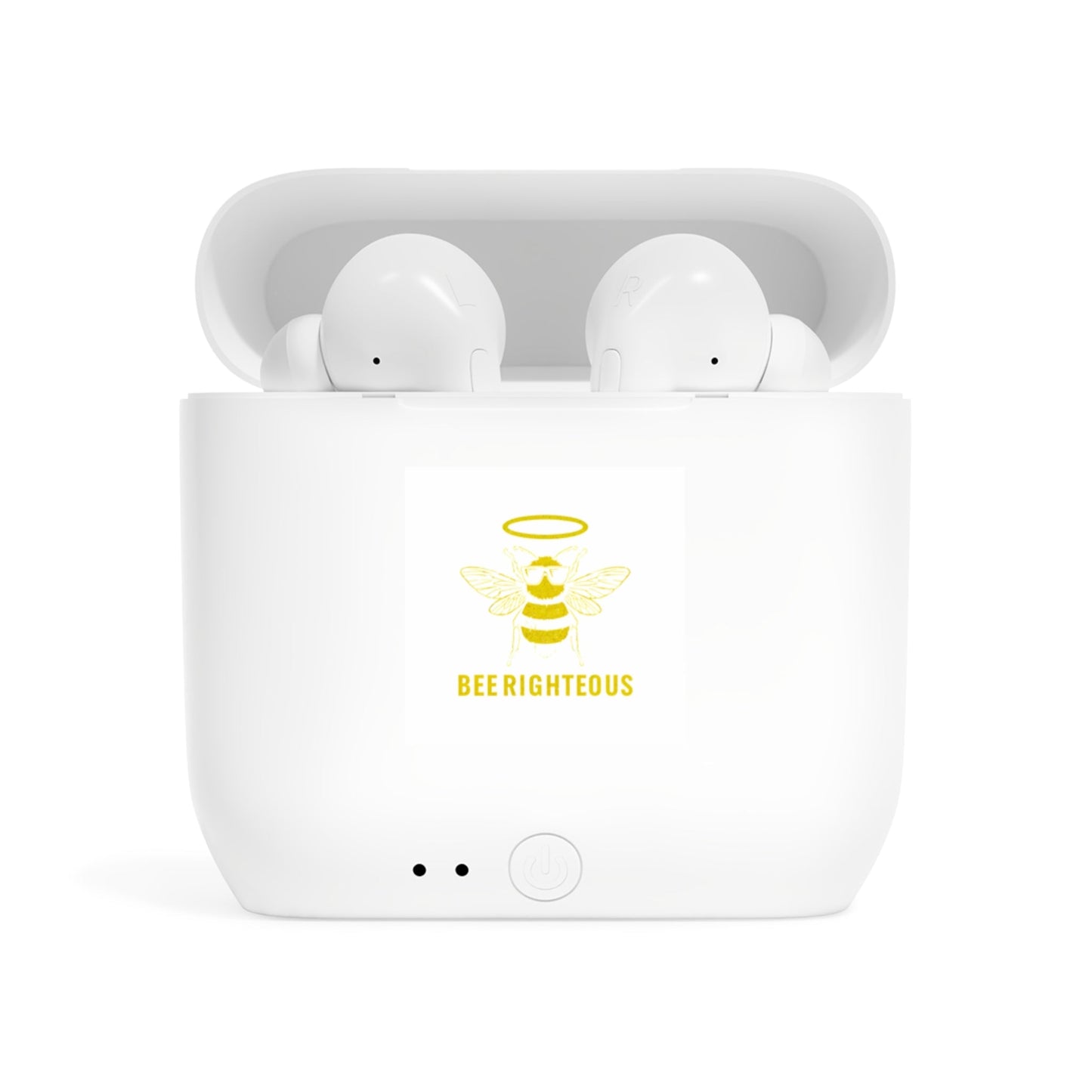 Essos Wireless Earbuds - Bee Righted Jewelry Case, Bluetooth Earbuds, Tech Gift, Music Lover Accessories, Unique Earbud Holder - Jack Righteous