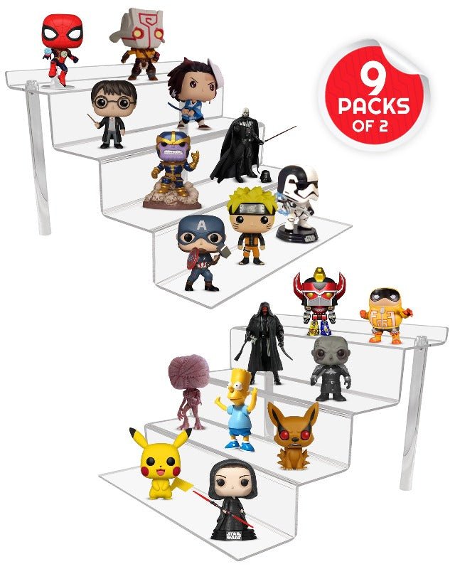 EVORETRO 4 - Step Acrylic Display Stand for Action Figures | Riser RS6 Inch - Jack Righteous