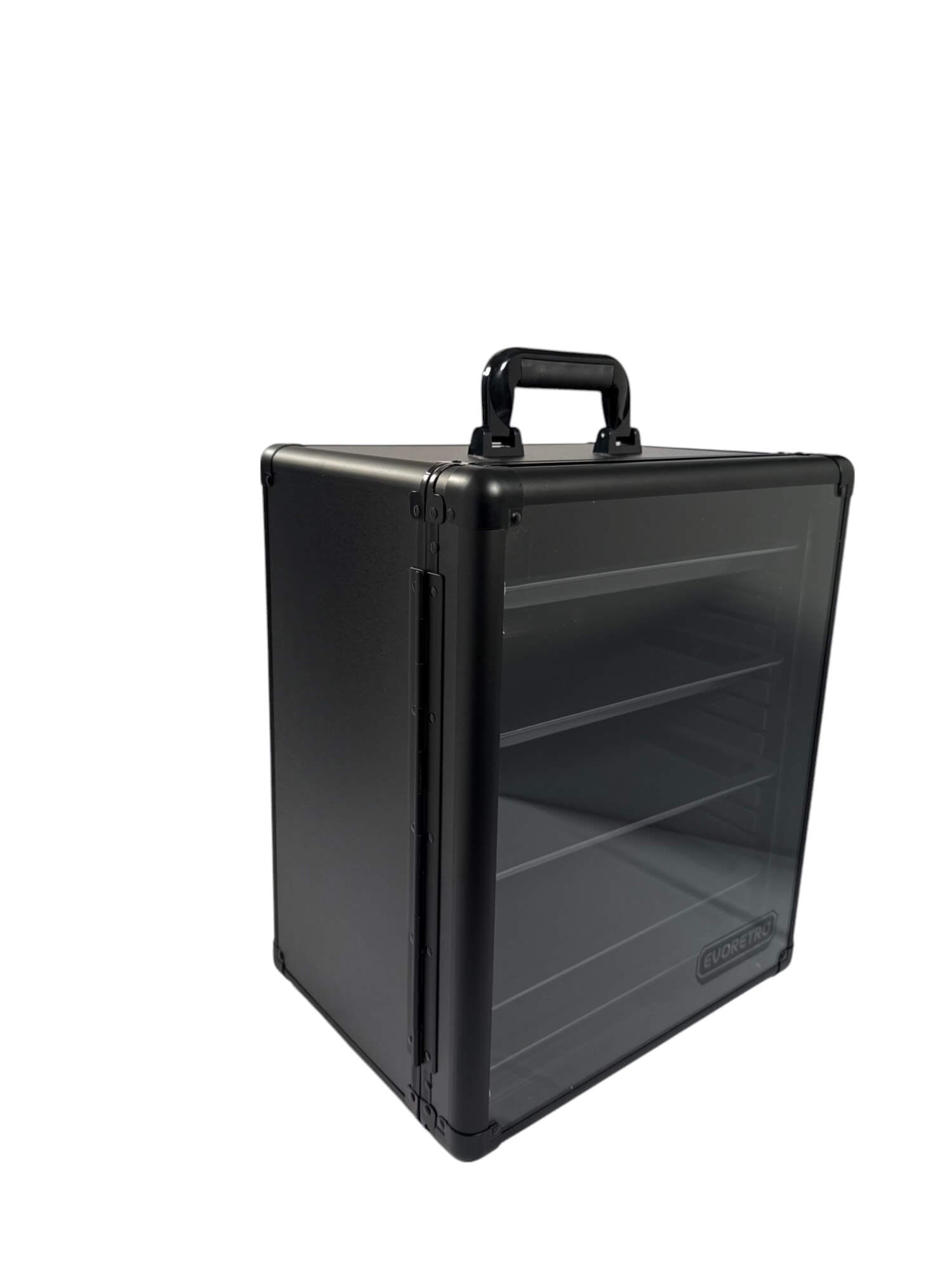 EVORETRO Aluminum Miniatures Display Case with 5 Magnetic Trays - Jack Righteous