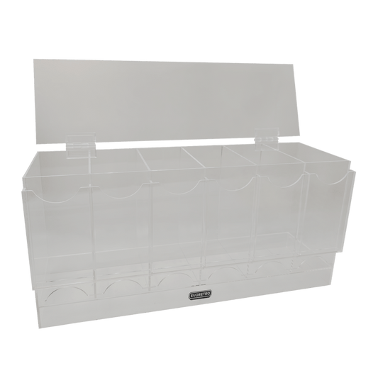 EVORETRO Card Dispenser Pokémon Booster Pack 6 - Slot Acrylic Display Dispenser - Jack Righteous