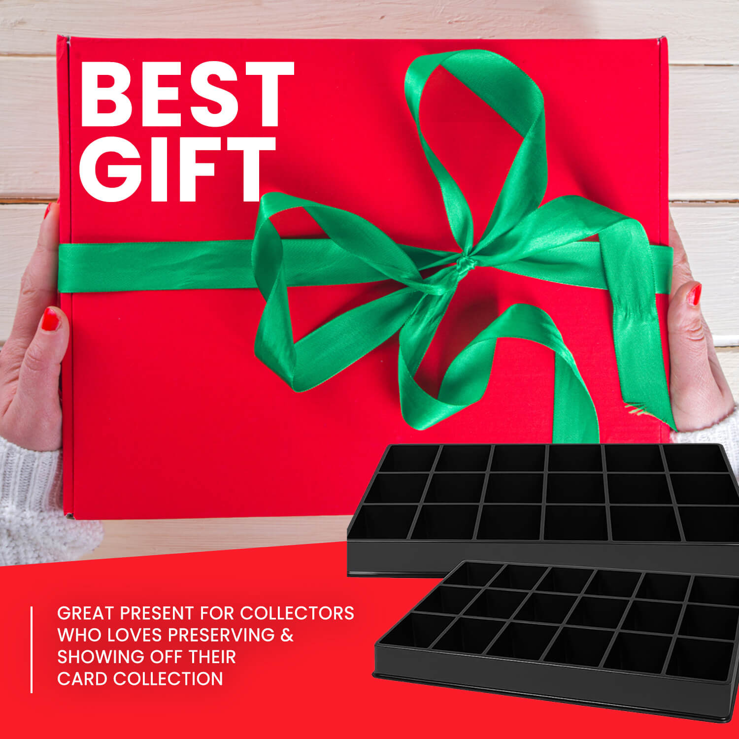 EVORETRO Card Sorting Tray – 18 Slots (Pack of 5) - Jack Righteous