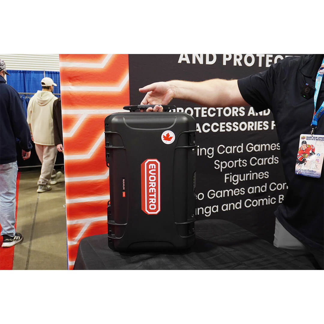 EVORETRO Waterproof Wheeled Card Case - Holds 160 Graded Slabs - Jack Righteous