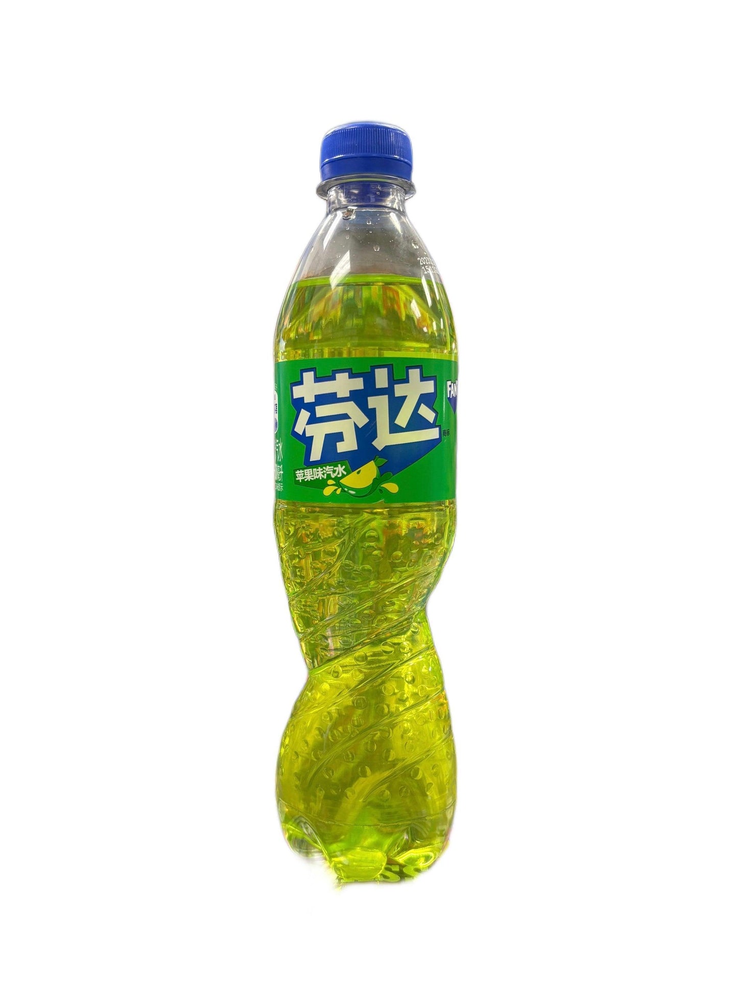 Fanta Green Apple Bottle 500ML - Chinese Edition