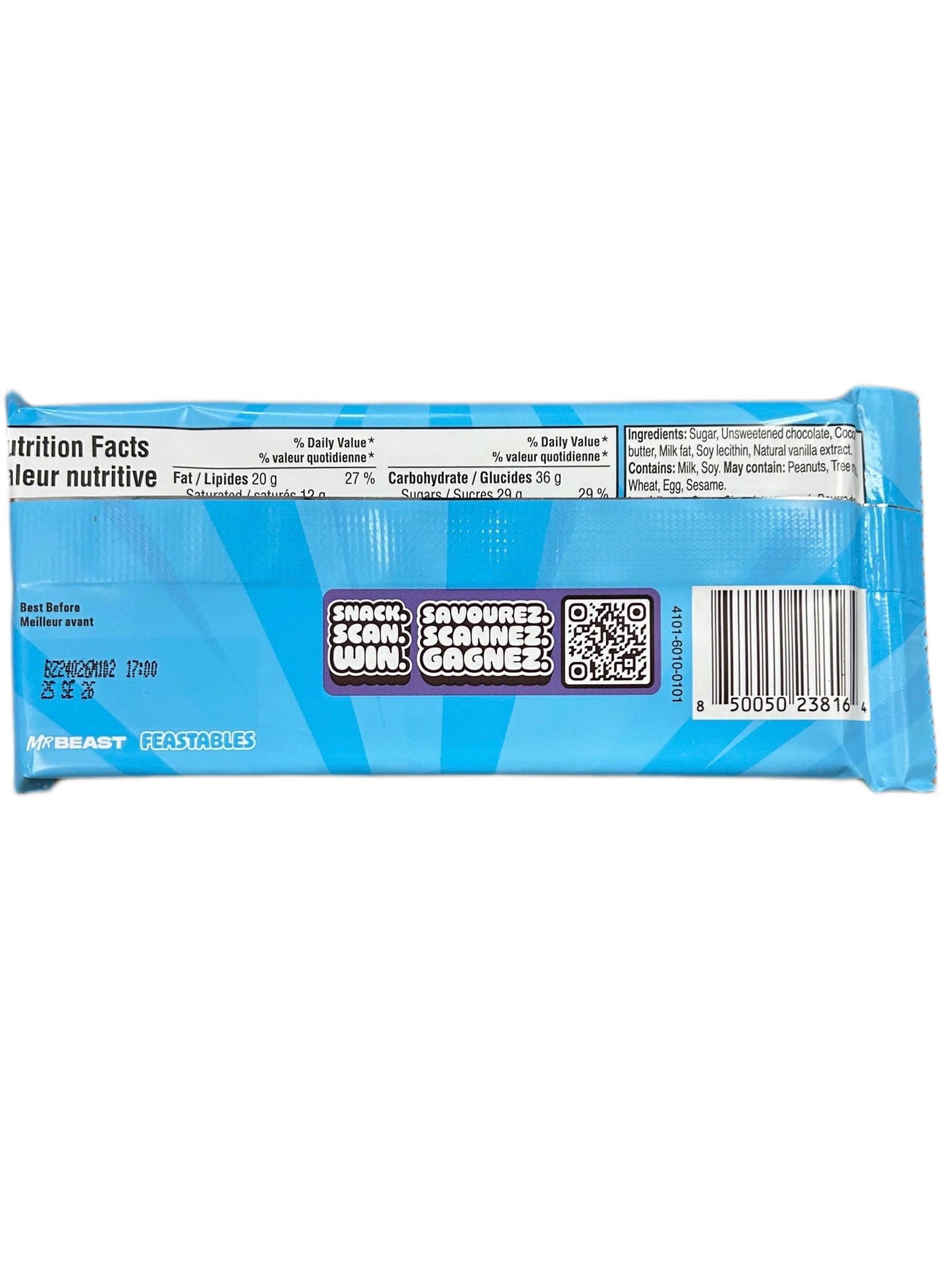 Feastables Mr.Beast Dark Chocolate 60G *NEW DESIGN*