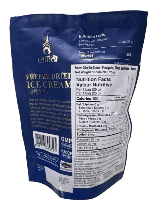 Freeze Dried Ice Cream Pineapple 25G - Thailand Edition - Jack Righteous