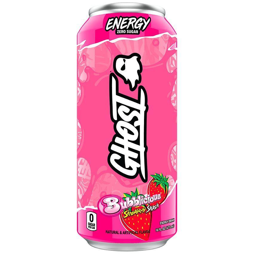 Ghost Bubblicious Strawberry Splash Energy Drink