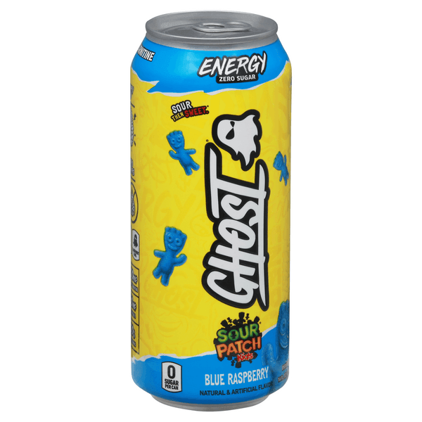 Ghost Sour Patch Kids Blue Raspberry Energy Drink