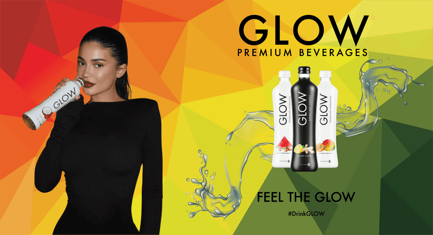 GLOW Sparkling Energy Kylie Jenner Exclusive - Mango Apricot