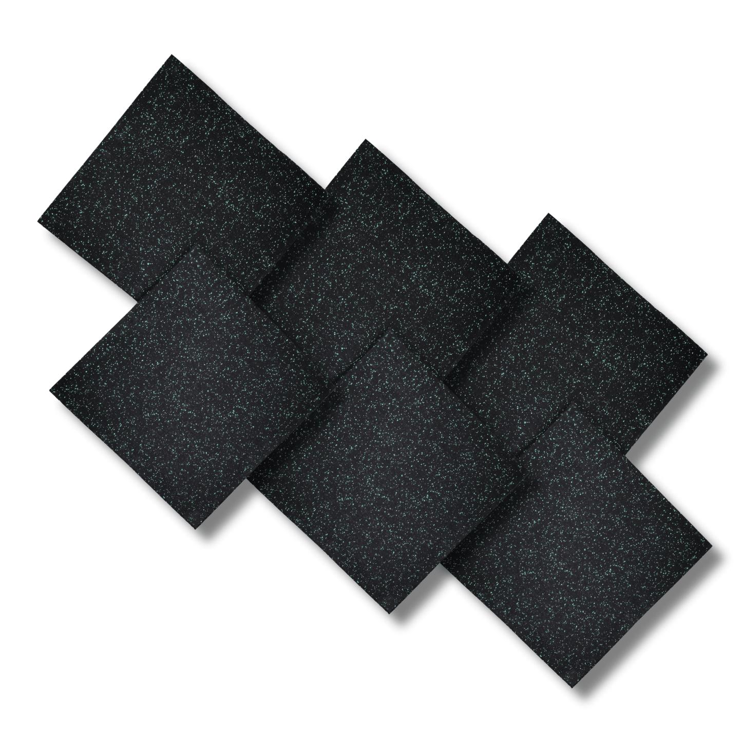 HAJEX Hard Floor Mats for Gym - Pack of 6 - Jack Righteous