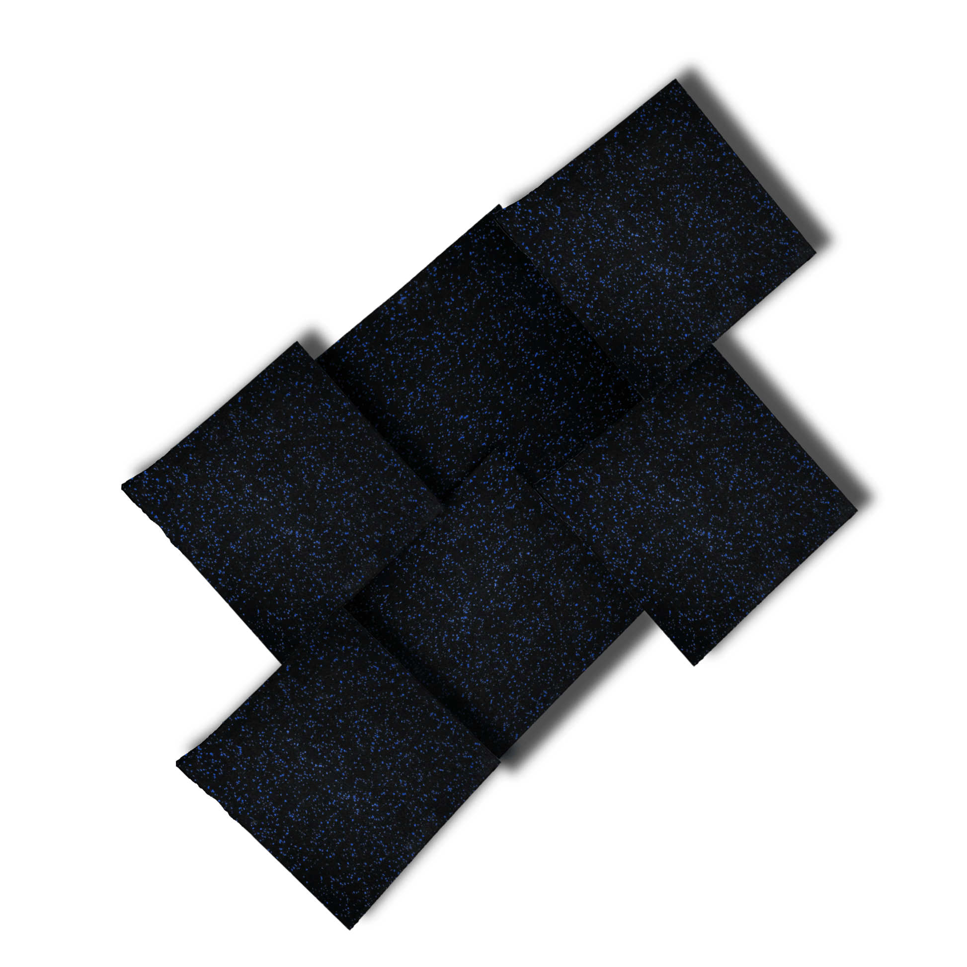 HAJEX Hard Floor Mats for Gym - Pack of 6 - Jack Righteous