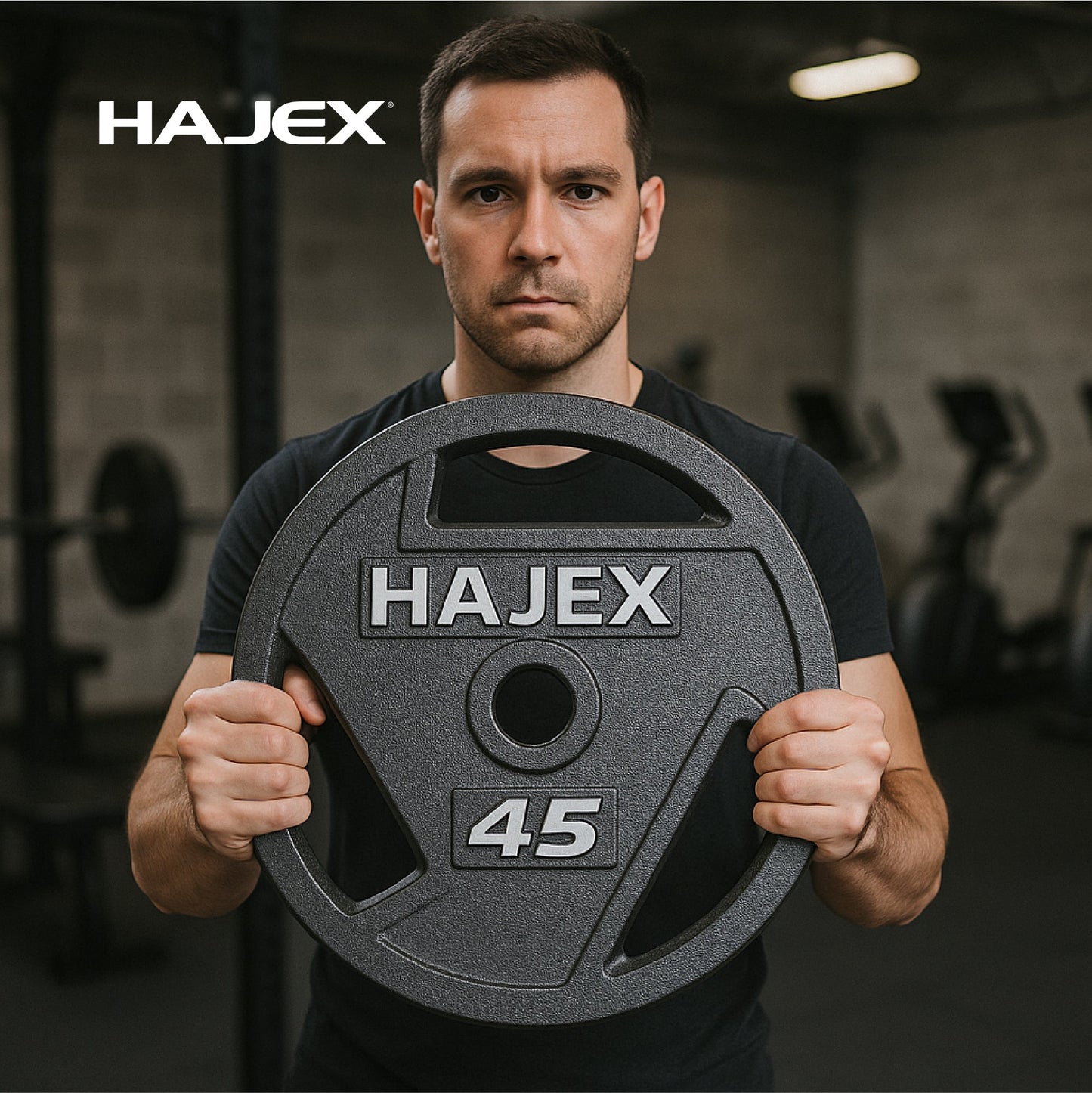 HAJEX Tri Grip Cast Iron Weight Plates - Jack Righteous
