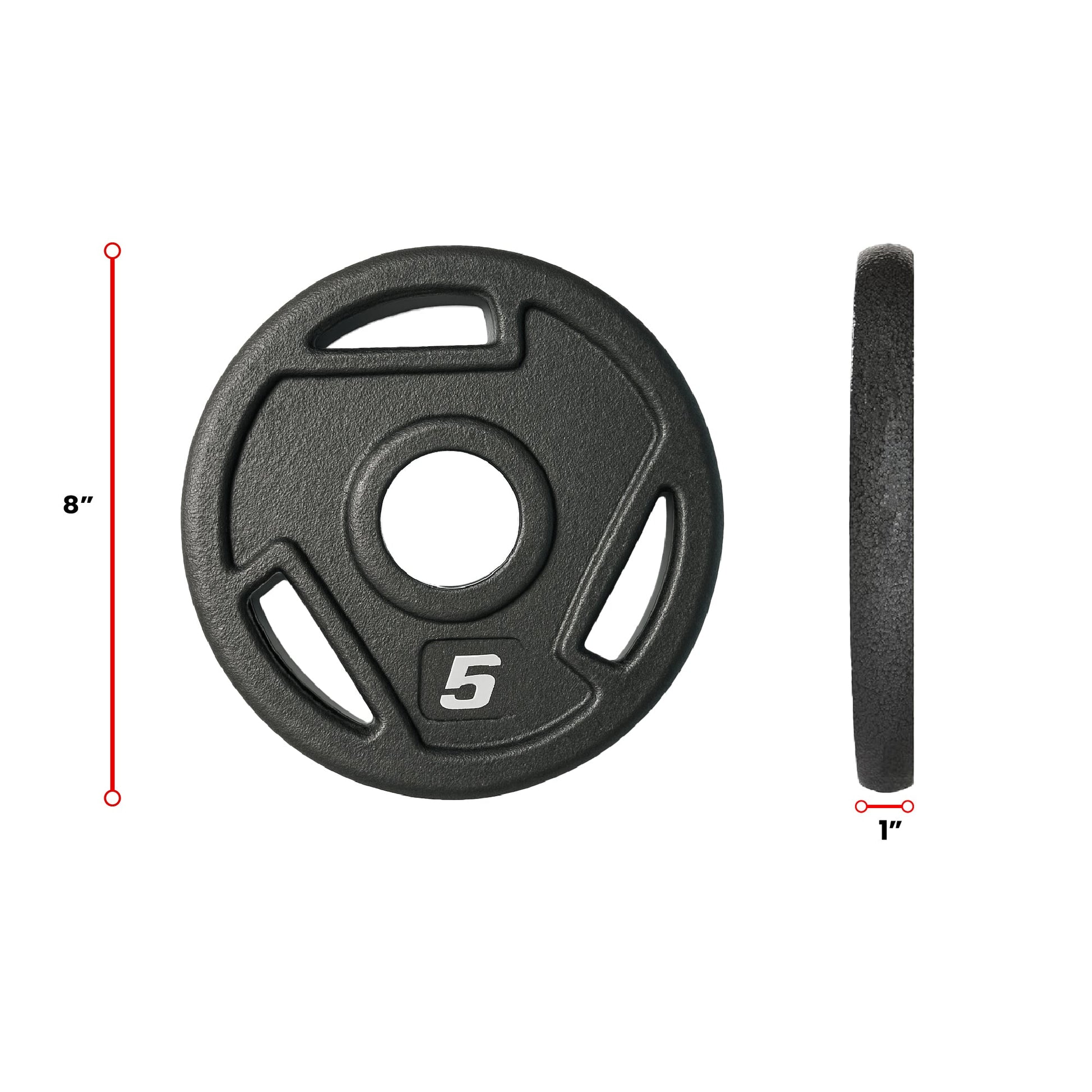 HAJEX Tri Grip Cast Iron Weight Plates - Jack Righteous