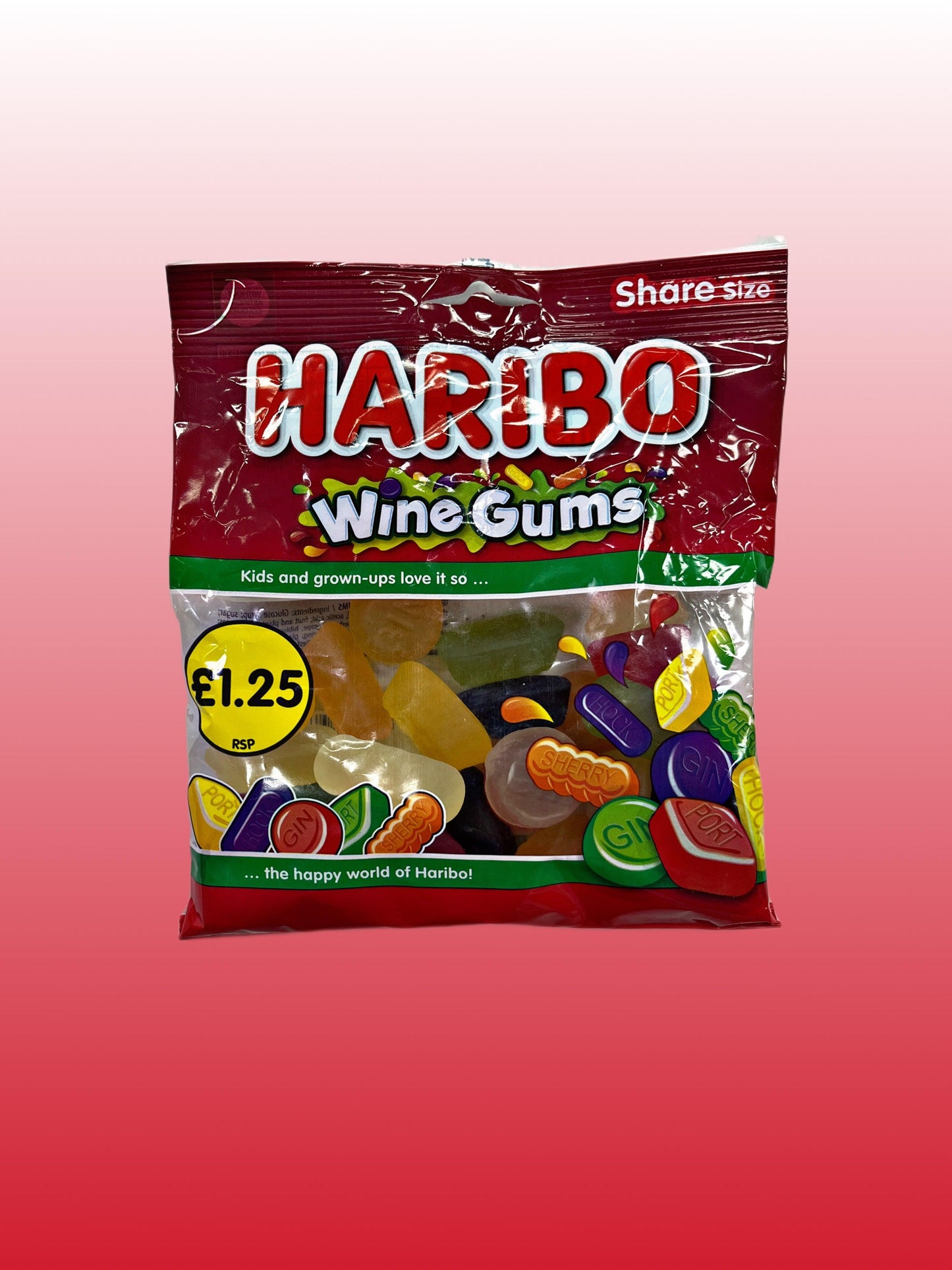 Haribo Wine Gums 140G