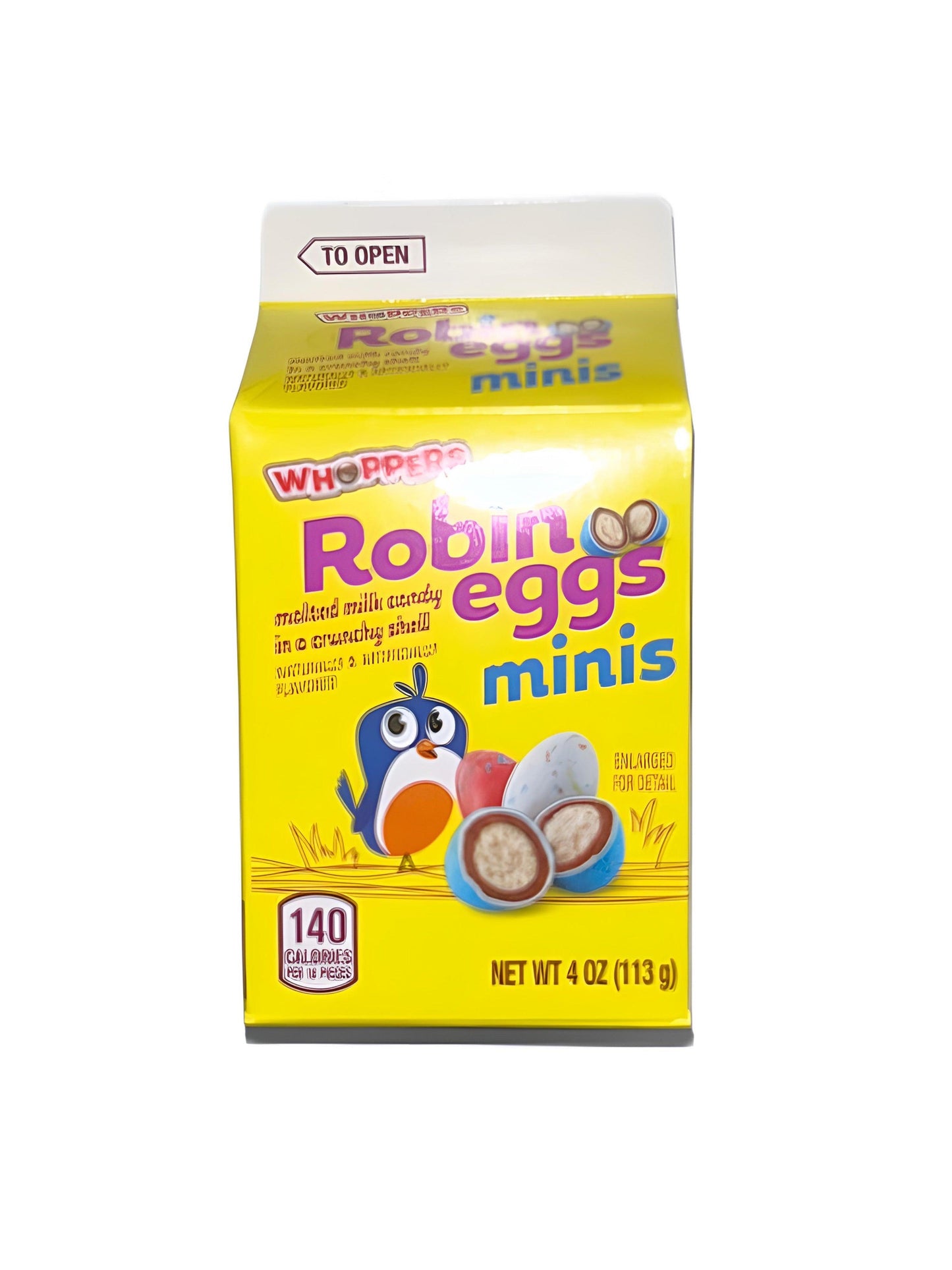 Hershey Whoppers Robin Mini Eggs Mini Carton Easter 3.75OZ