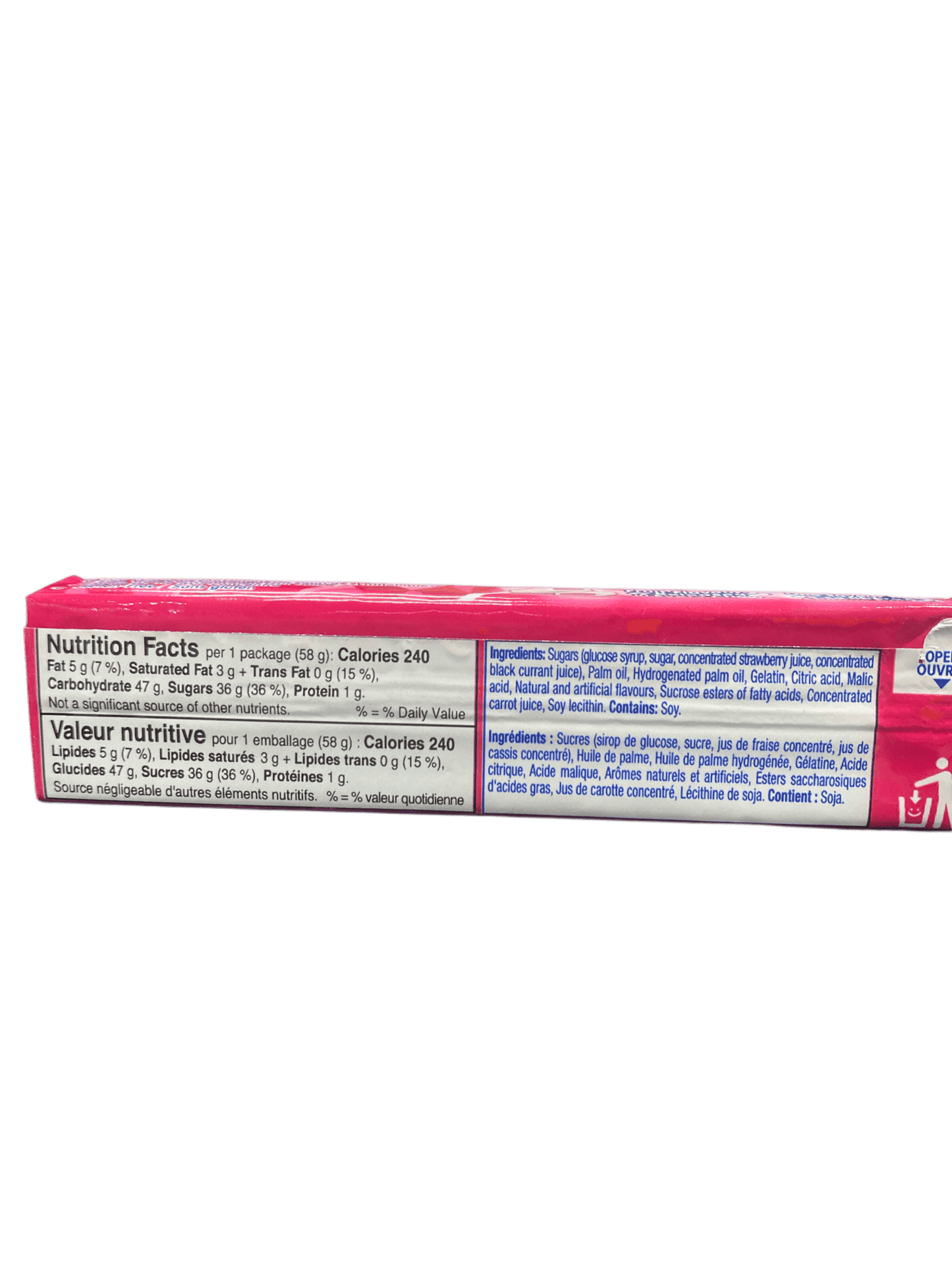 Hi - Chew Strawberry Fruit Chews - Canadian Edition - Jack Righteous