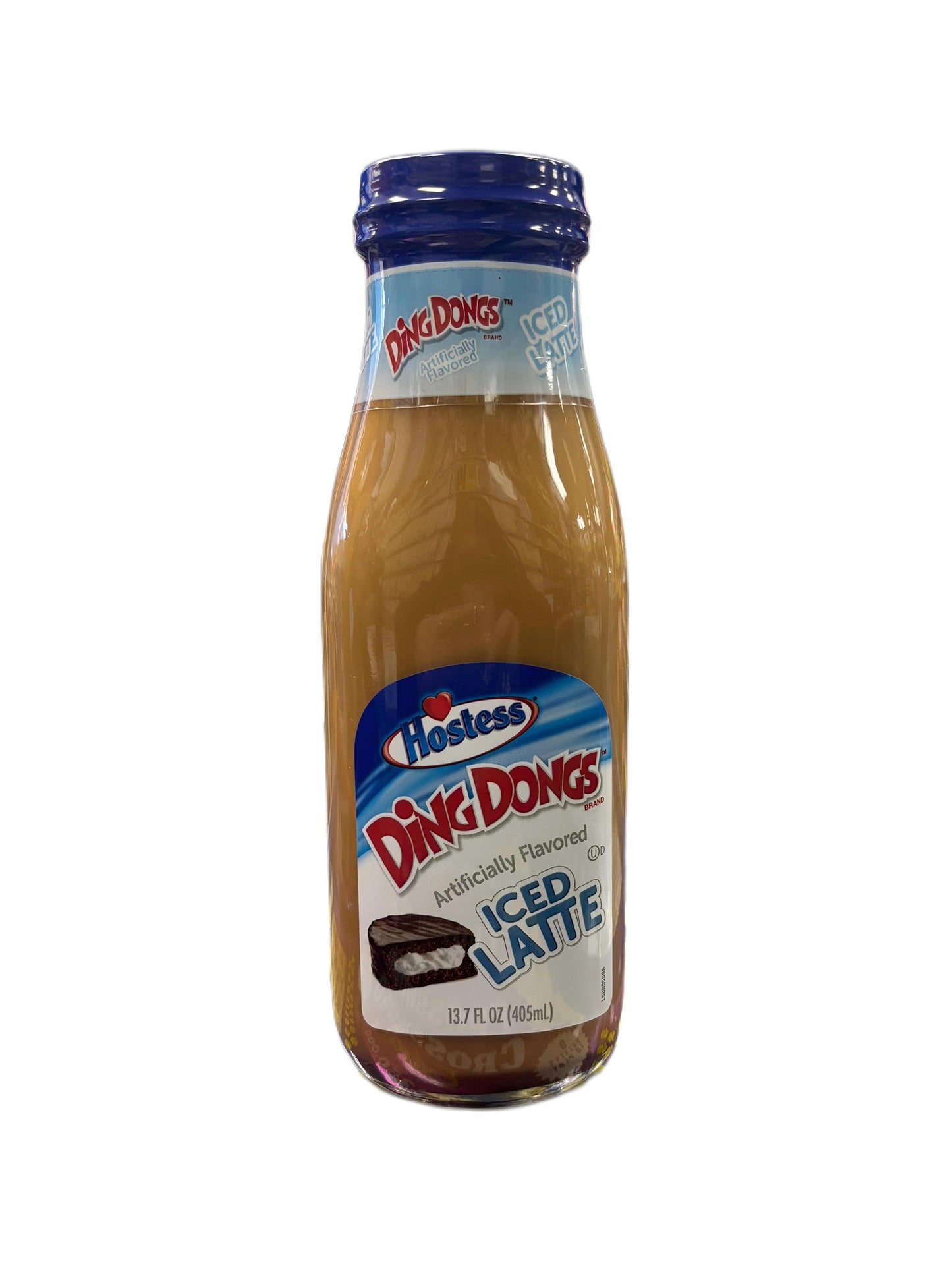 Hostess Ding Dongs Iced Latte Glass Bottle 405ML